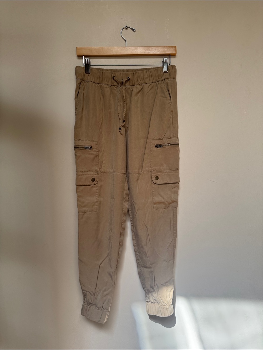Banana Republic Khaki Cargo Jogger Pants